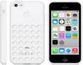 apple mf039 case silcone for iphone 5c white extra photo 1