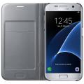 samsung led view cover ef ng930ps for galaxy s7 g930 silver extra photo 1