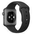 apple watch sport 42mm space grey case with black sport band extra photo 2