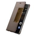huawei view flip cover for p9 plus brown extra photo 2