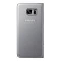 samsung led view cover ef ng935ps for galaxy s7 edge g935 silver extra photo 1