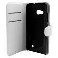 flip book case microsoft lumia 550 foldable white extra photo 2