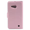 flip book case microsoft lumia 550 foldable pink extra photo 1