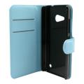 flip book case microsoft lumia 550 foldable light blue extra photo 1
