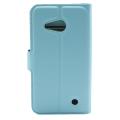 flip book case microsoft lumia 550 foldable light blue extra photo 2