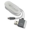 4smarts stackwire micro usb data cable 1m white extra photo 1