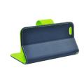 fancy book flip case for apple iphone 7 8 navy lime extra photo 2