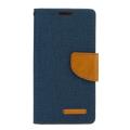 canvas book case for lg x screen navy blue extra photo 1