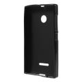 tpu case for microsoft lumia 435 black extra photo 1