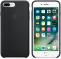 apple silicone case for iphone 7 plus mmqr2 black extra photo 1