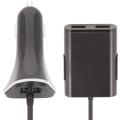 forever 9600mah passenger universal car charger with 4 usb black extra photo 1