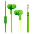 logilink hs0044 sports fit in ear stereo headset 35mm with 2 sets ear buds waterproof green extra photo 1
