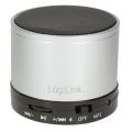 logilink sp0051s bluetooth v30 speaker with mp3 player micro sd silver extra photo 4