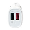 logilink pa0134 2 port usb car charger 5v 24a qualcomm quick charge smart ic 12w extra photo 1