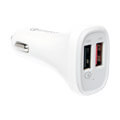 logilink pa0134 2 port usb car charger 5v 24a qualcomm quick charge smart ic 12w extra photo 2