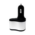 logilink pa0131 3 in 1 usb car charger 2x usb 5v 21a 1x lighter black silver extra photo 3