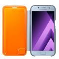 samsung neon flip cover ef fa320pl for galaxy a3 2017 blue extra photo 2