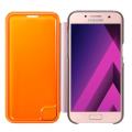 samsung neon flip cover ef fa320pp for galaxy a3 2017 pink extra photo 2