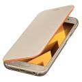 samsung neon flip cover ef fa320pf for galaxy a3 2017 gold extra photo 1