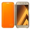 samsung neon flip cover ef fa320pf for galaxy a3 2017 gold extra photo 2