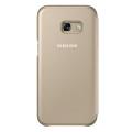 samsung neon flip cover ef fa320pf for galaxy a3 2017 gold extra photo 3