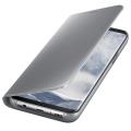 samsung flip case clear view ef zg955cs for galaxy s8 plus silver extra photo 1