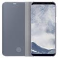 samsung flip case clear view ef zg955cs for galaxy s8 plus silver extra photo 2