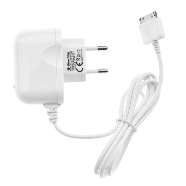 blue star travel charger for apple iphone 3 4 extra photo 1