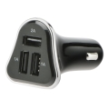 blun universal car charger 3x usb 4a extra photo 1