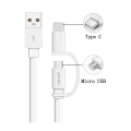 huawei honor usb type a to type c and micro usb data cable 15m white bulk extra photo 1