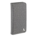 4smarts universal flip case ultimag laneway wallet up to 52 fabric look grey extra photo 3