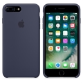 apple mmqu2 iphone 7 plus 8 plus silicone case midnight blue extra photo 1