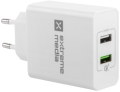 extreme media nuc 1109 universal dual usb charger with quickcharge 30 230v extra photo 1