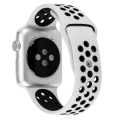 apple watch nike mql32 42mm silver aluminum case with pure platinum black nike sport band extra photo 2
