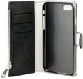 forcell commodore wallet flip case for apple iphone 5 5s se black extra photo 1