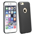 forcell fiber back cover case for apple iphone 5 5s 5se black extra photo 1