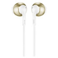 jbl t205 in ear headphones with microphone white gold extra photo 1