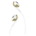 jbl t205 in ear headphones with microphone white gold extra photo 2