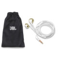 jbl t205 in ear headphones with microphone white gold extra photo 3