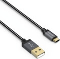 hama 135790 elite usb c cable metal gold plated 075m anthracite extra photo 1