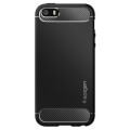 spigen rugged armor back cover case for iphone 5 5s se black extra photo 2