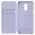 samsung flip wallet ef wa605cv for galaxy a6 plus 2018 violet extra photo 1