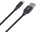 beeyo classic 8 pin usb cable for apple iphone black extra photo 1