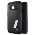 spigen slim armor back cover case stand for samsung galaxy s7 g930 metal slate extra photo 2