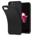 spigen liquid back cover case for apple iphone 7 8 matte black extra photo 1
