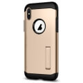 spigen slim armor back cover case stand for apple iphone x blush gold extra photo 3