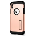 spigen tough armor back cover case stand for apple iphone x blush gold extra photo 3