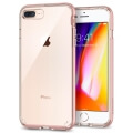 spigen neo hybrid crystal 2 back cover case for iphone 7 plus 8 plus rose gold extra photo 2