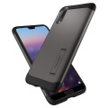 spigen slim armor back cover case stand for huawei p20 gunmetal extra photo 1