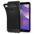 spigen rugged armor back cover case for huawei y7 prime 2018 black extra photo 2